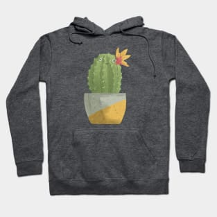 Cactus with a flower Hoodie